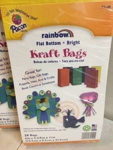 Colored Kraft Bags