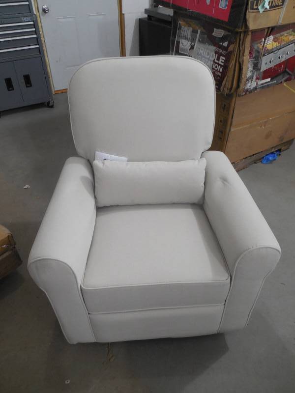 davinci ruby recliner and glider in cream