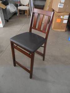 lot 19 image: bath & body folding counter stool