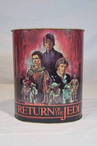 lot 1 image: Star Wars Return of the Jedi Metal Garbage Can