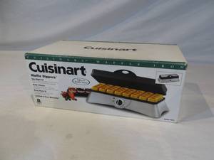 lot 52 image: Cuisinart Waffle Dippers Waffle Iron - New in Box