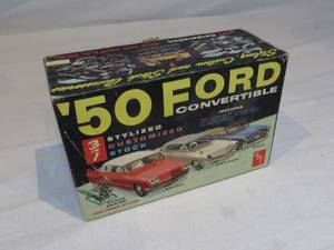 lot 60 image: 50 Ford Convertible by AMT (Partially Assembled)