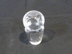 lot 63 image: Kosta Boda Crystal Owl