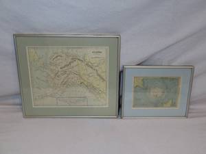 lot 68 image: 2 Framed Maps