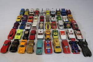 lot 90 image: 50 Toy Cars Hot Wheels Matchbox and More