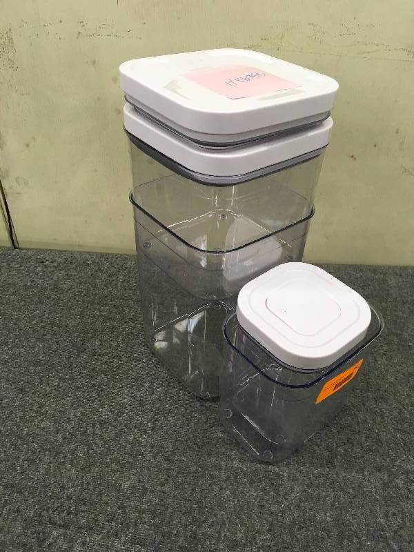 Oxo Softworks 3 Piece Pop Canister Set, Retail $19.99