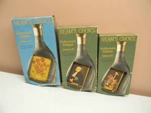 lot 39 image: SET OF 3 - BEAMS CHOICE VOLUME lV DECANTERS IN ORIGINAL BOXES - NICE COLLECTION - SEE PICTURES