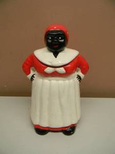 lot 42 image: VINTAGE AUNT JEMIMA COOKIE JAR - RARE - Black Americana - APPROX 12 TALL - SEE PICTURES