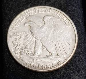 1938-D WALKING LIBERTY HALF DOLLAR AU BETTER DATE