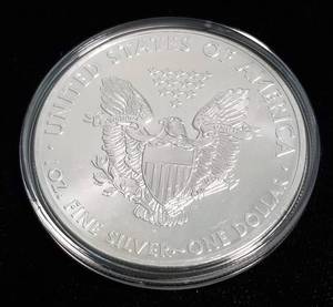 2012 AMERICAN SILVER EAGLE 1 TROY OZ. .999 FINE SILVER IN AIRTITE