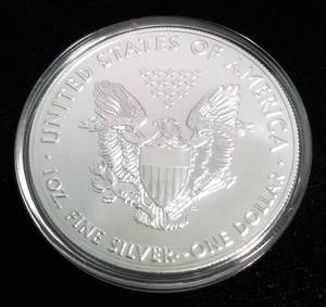 2019 AMERICAN SILVER EAGLE 1 TROY OZ. .999 FINE SILVER IN AIRTITE