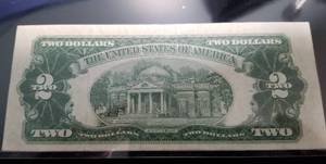 1953-A US RED SEAL $2 FEDERAL RESERVE NOTE