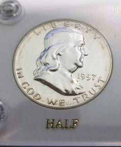 1957 US PROOF SET IN CAPITAL HOLDER