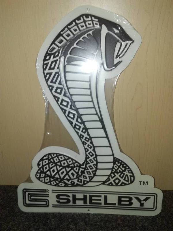 lot 109 image: Shelby Metal Sign Snake  NEW