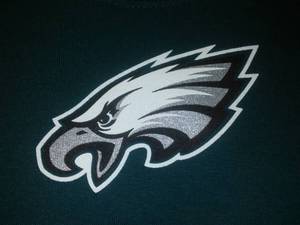 lot 2 image: PHILADELPHIA EAGLES T-Shirt, XL Malcolm Jenkins # 27