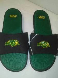 lot 9 image: NDSU  BISON  SANDALS - EMBROIDERED