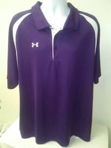 lot 95 image: UnderArmor Mens 3XL Polo, Golf, Coaches Shirt, HeatGear.