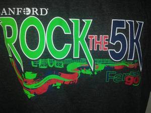 lot 99 image: 2 Fargo 5K run T -shirts,  2XL, XXL,