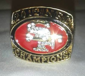 lot 88 image: SAN FRANCISCO 49S 2012 SUPER BOWL RING.