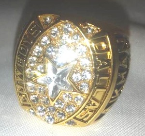 lot 154 image: DALLAS COWBOYS TROY AIKMAN SUPER BOWL RING