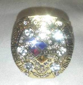 lot 156 image: PITTSBURGH STEELERS  BEN ROETHLISBERGER SUPER BOWL RING