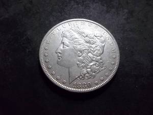 1880 O Morgan Silver Dollar Micro O