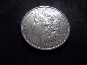 1882 O Morgan Silver Dollar