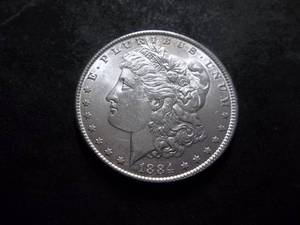 1884 Morgan Silver Dollar
