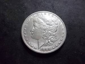 1886 Morgan Silver Dollar
