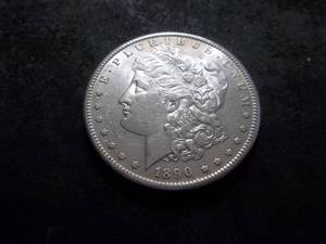 1890 S  Morgan Silver Dollar