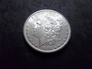 1891 S Morgan Silver Dollar