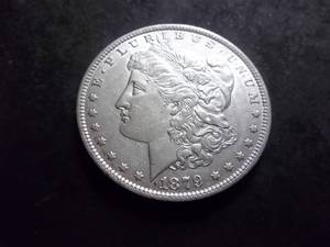1879 O Morgan Silver Dollar