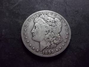 1899 O Morgan Silver Dollar Micro O
