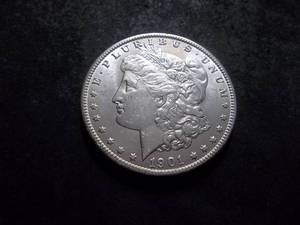 1901 O Morgan Silver Dollar
