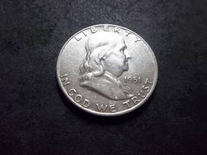 1951 D Franklin Half Dollar