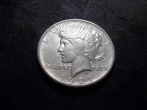 1921 Peace Silver Dollar