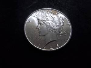 1925 Peace Silver Dollar