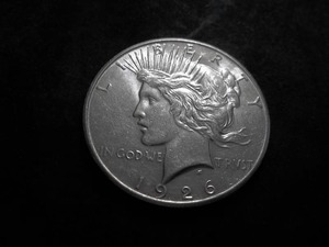 1926 S Silver Peace Dollar