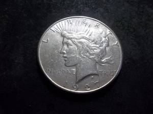 1927 S Peace Silver Dollar