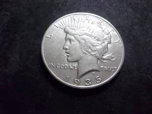 1935 S Peace Silver Dollar
