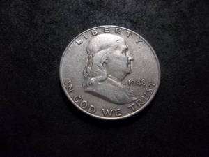 1948 D Franklin Half Dollar