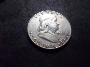 1951 Franklin Half Dollar