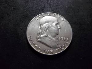 1953 D Franklin Half Dollar
