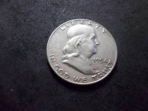 1954 D Franklin Half Dollar