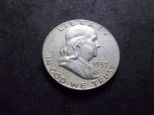 1957 Franklin Half Dollar