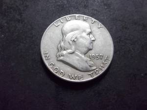 1957 D Franklin Half Dollar