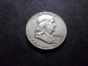 1958 Franklin Half Dollar