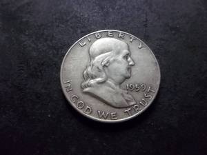 1959 Franklin Half Dollar