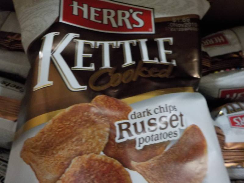 Herrs Dark Russet Potato Chips (Dated 11-10-19)