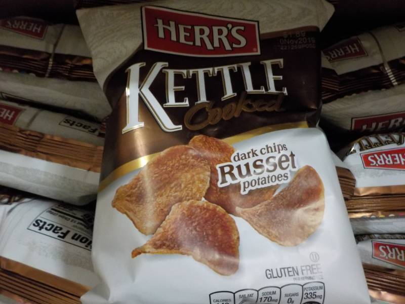 Herrs Dark Russet Potato Chips (Dated 11-10-19)